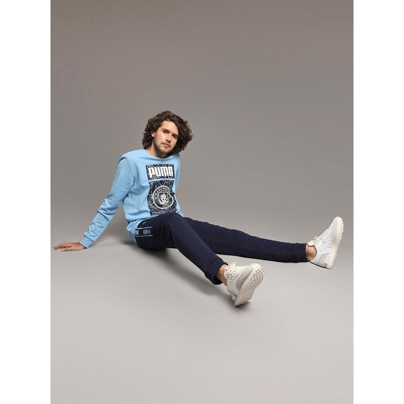 Puma MCFC ftblCoreweater Men Blue Sweatshirts (S)