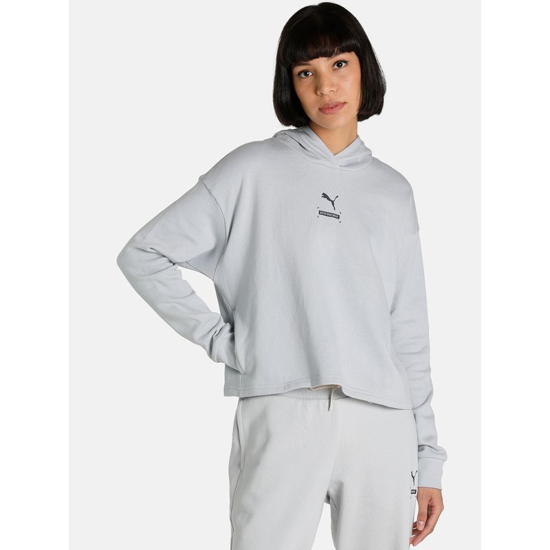Puma Better Fl Women Gray Hoodie (M)