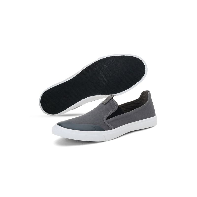 Buy Puma Grey Lazy Knit Slip On Sneakers Online