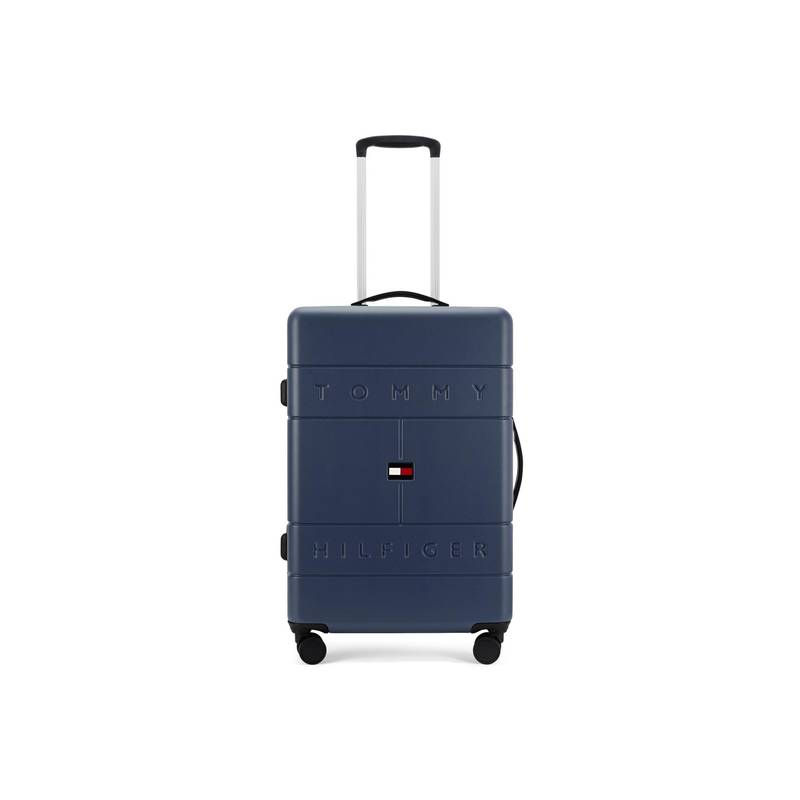 Tommy Hilfiger Unisex Fame Hard Luggage Bag - Navy Blue (L)