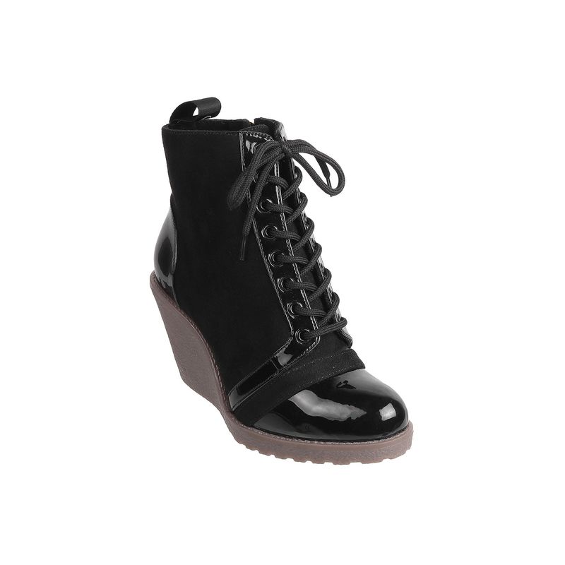 Catwalk Women Stylised Casual Boots - Black (UK 6)