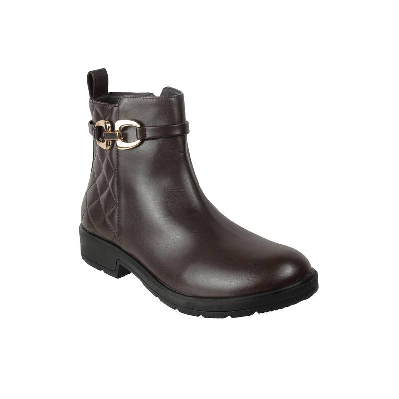 Catwalk Women Stylised Casual Boots - Brown (UK 6)