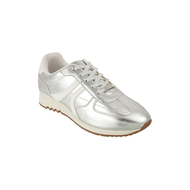 Catwalk Women Stylised Sneakers - Silver (UK 4)