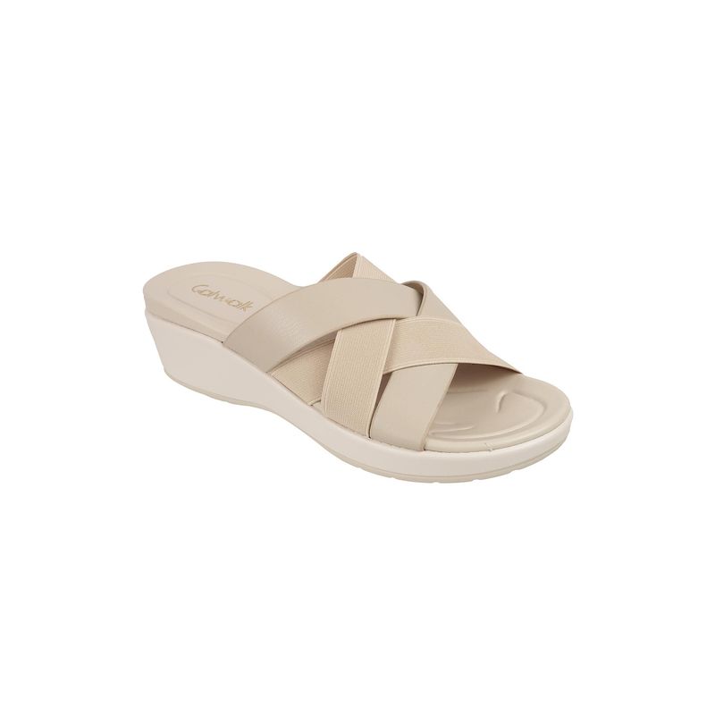Catwalk Women Stylised Platforms Sandals - Beige (UK 5)