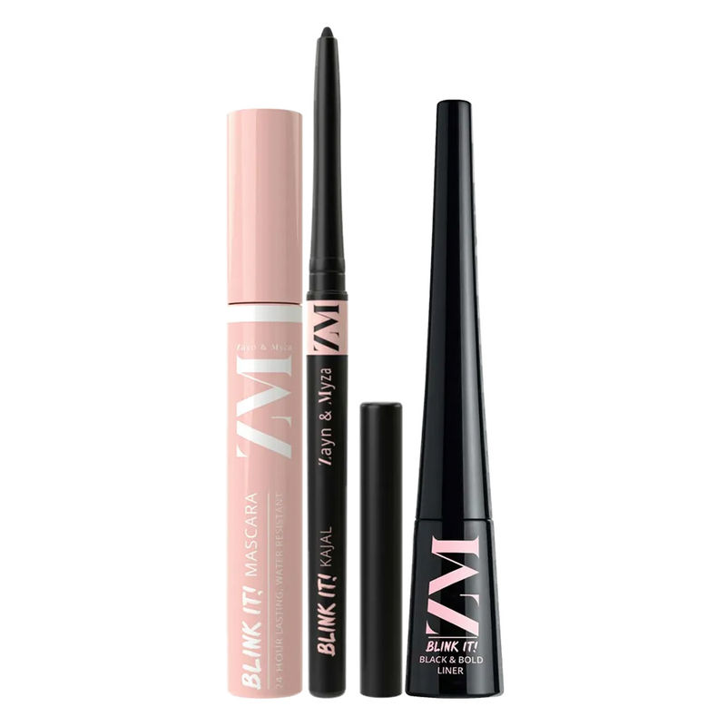 ZM Zayn & Myza Waterproof Eye Makeup Combo 24 Hour Long Lasting