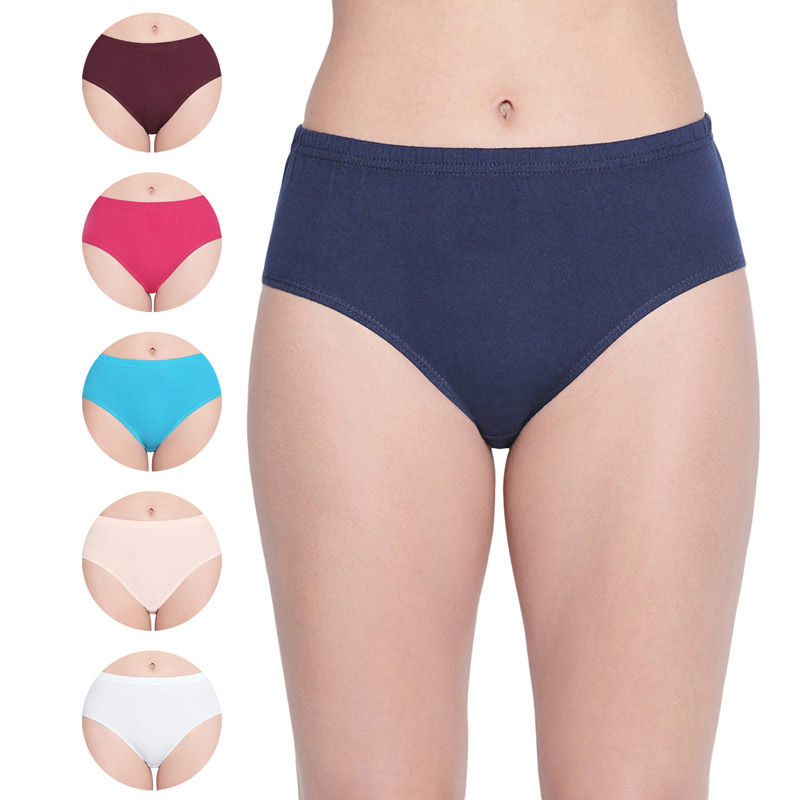 BODYCARE Pack of 6 100% Cotton Classic Panties in E2CD - Multi-Color (3XL)