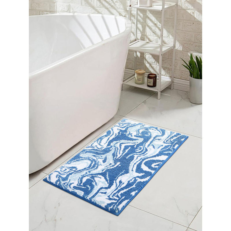OBSESSIONS Anti-skid Super Soft Bath Mat Blue (S)