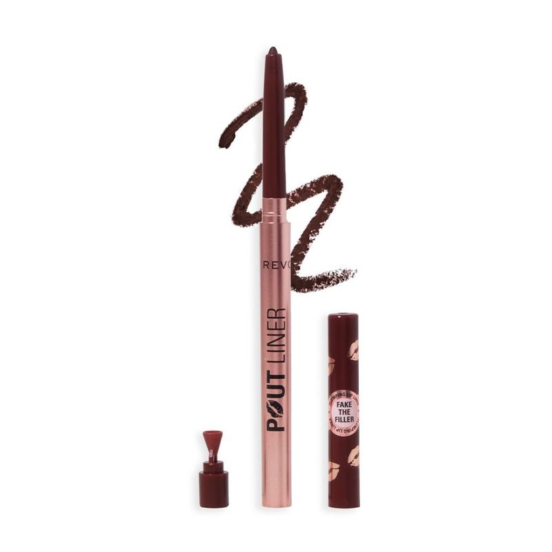 Makeup Revolution Pout Bomb Plumping Lip Liner - Deepest Mauve