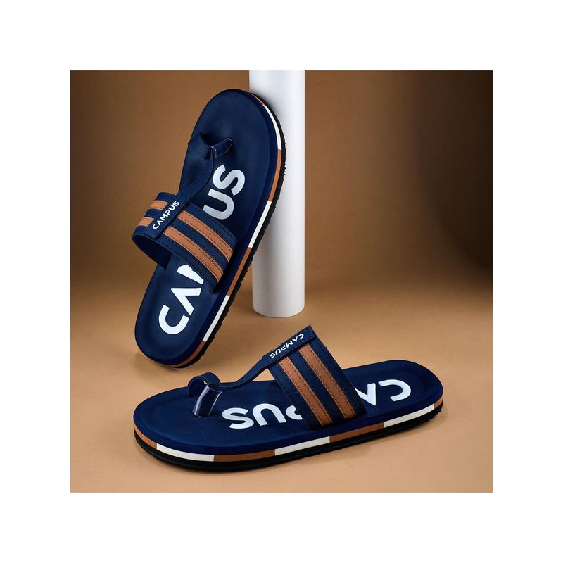 Campus Gc-1087 Men Navy Flipflops (UK 7)