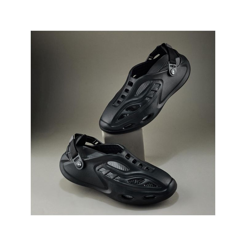 Campus Gc-4019B Men Black Clogs (UK 7)