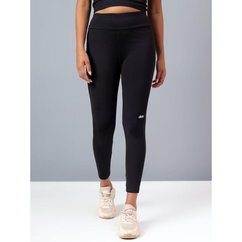 Dida Women Active Sports Black Tights (L)