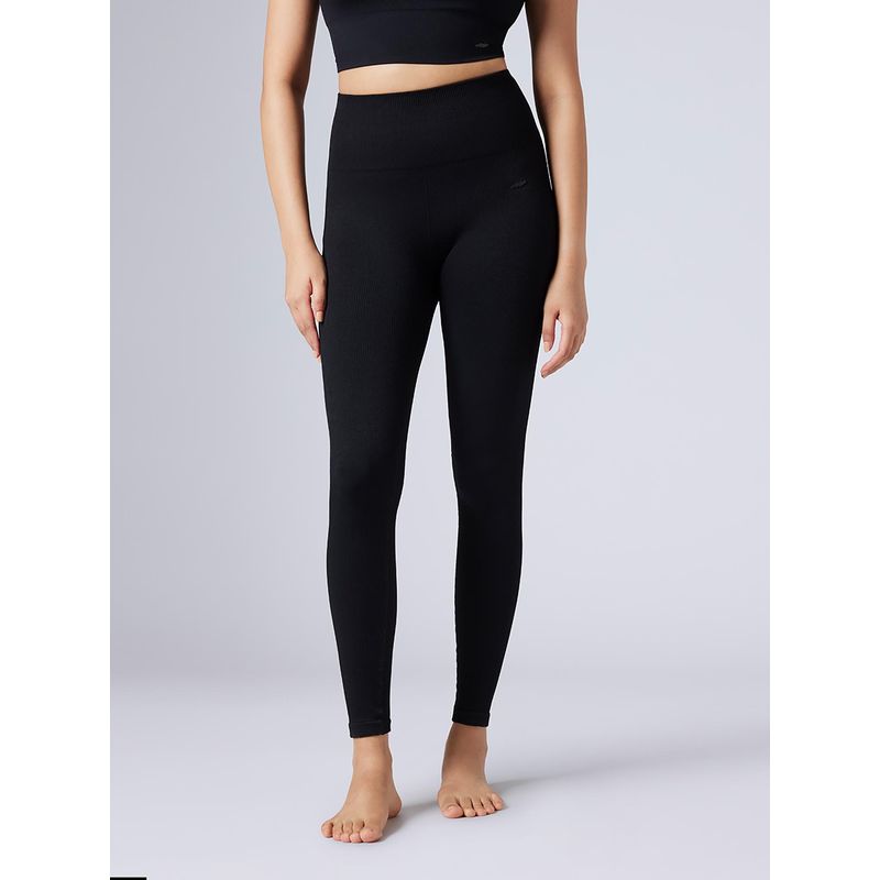 FEIER Flexrib Black Leggings (S)