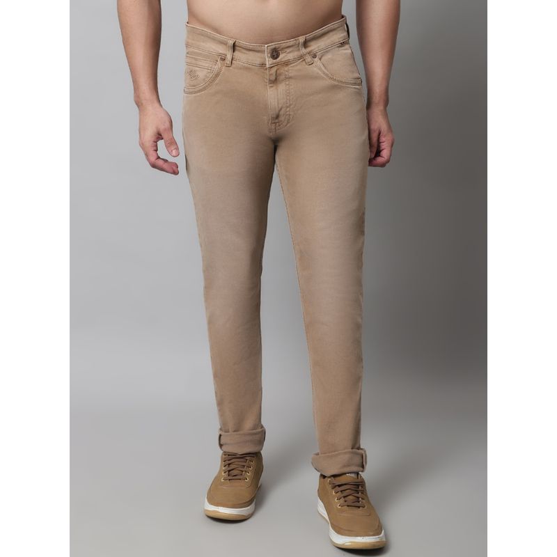 Cantabil Men Khaki Jeans (30)