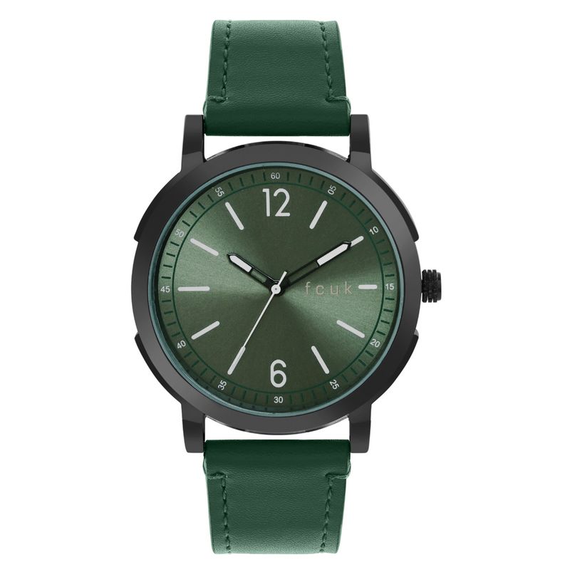 Buy Fcuk Watches Analog Green Dial Watch for Men - FK00010B Online