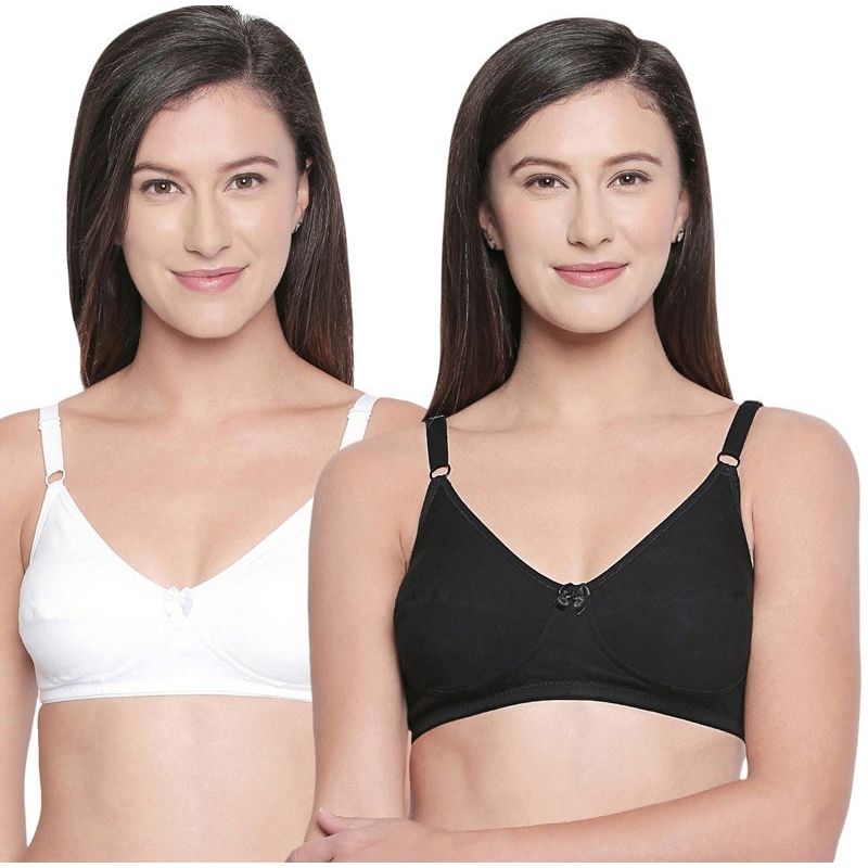 Bodycare B, C & D Cup Perfect Coverage Bra-Pack Of 2 - Multi-Color (34C)