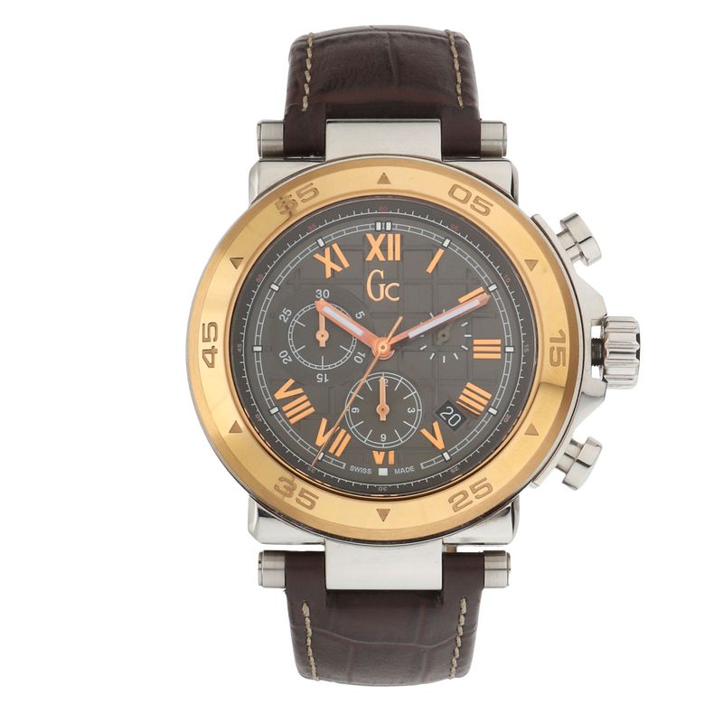 Gc Gents Insider Gun-Metal Watch Y44005G5MF