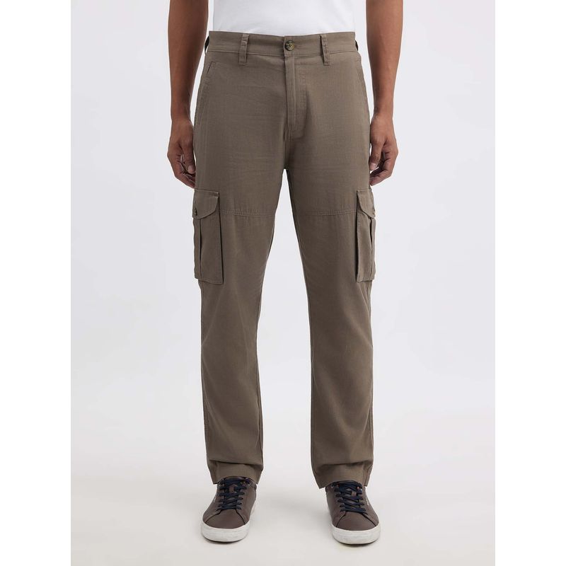 Pepe Jeans Men Brown Mid Rise Cut and Sew Cargo (36)