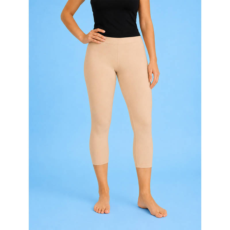 LYCOT Capri Length Swim Beach Tights Beige (S)