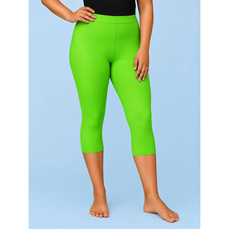 LYCOT Capri Length Swim Beach Tights Green (3XL)