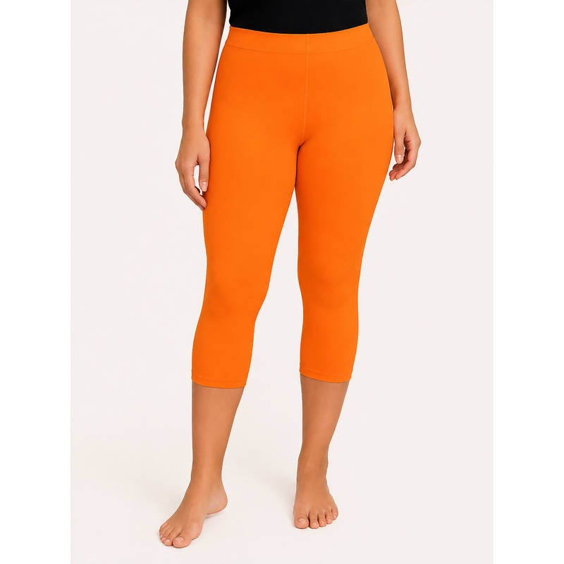 LYCOT Capri Length Swim Beach Tights Orange (3XL)