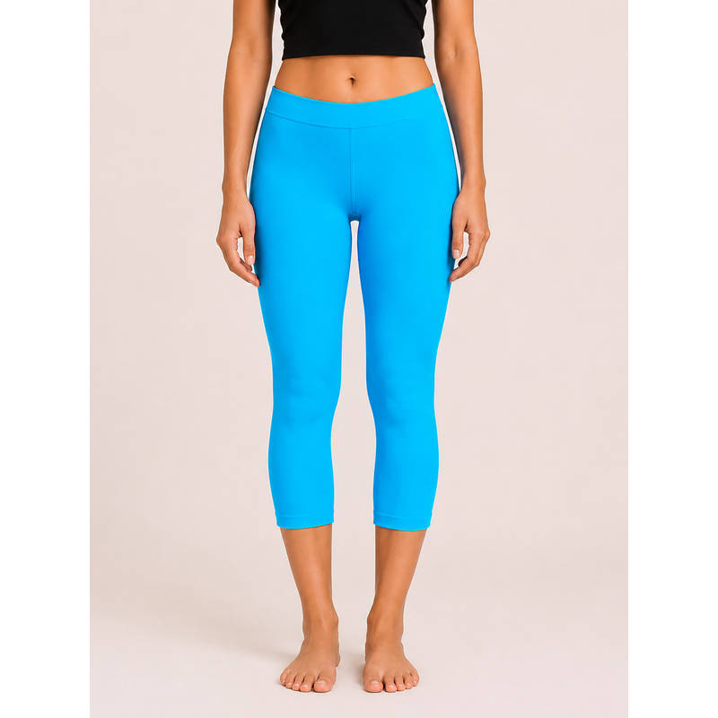 LYCOT Capri Length Swim Beach Tights Aqua (3XL)