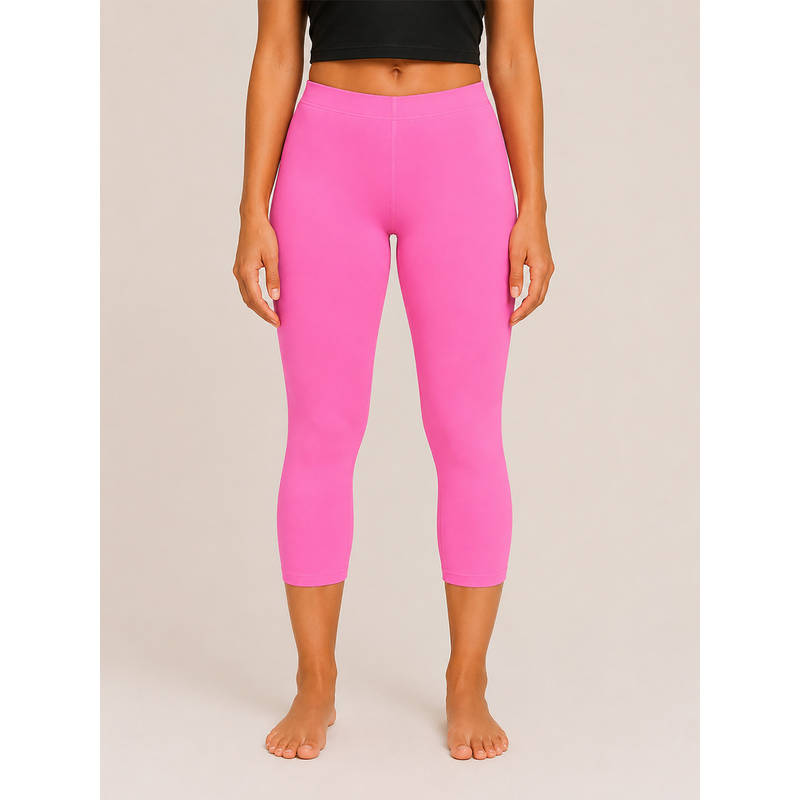 LYCOT Capri Length Swim Beach Tights Pink (3XL)