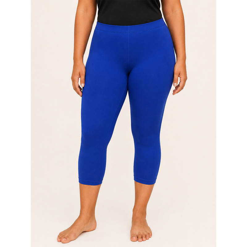 LYCOT Capri Length Swim Beach Tights Blue (3XL)