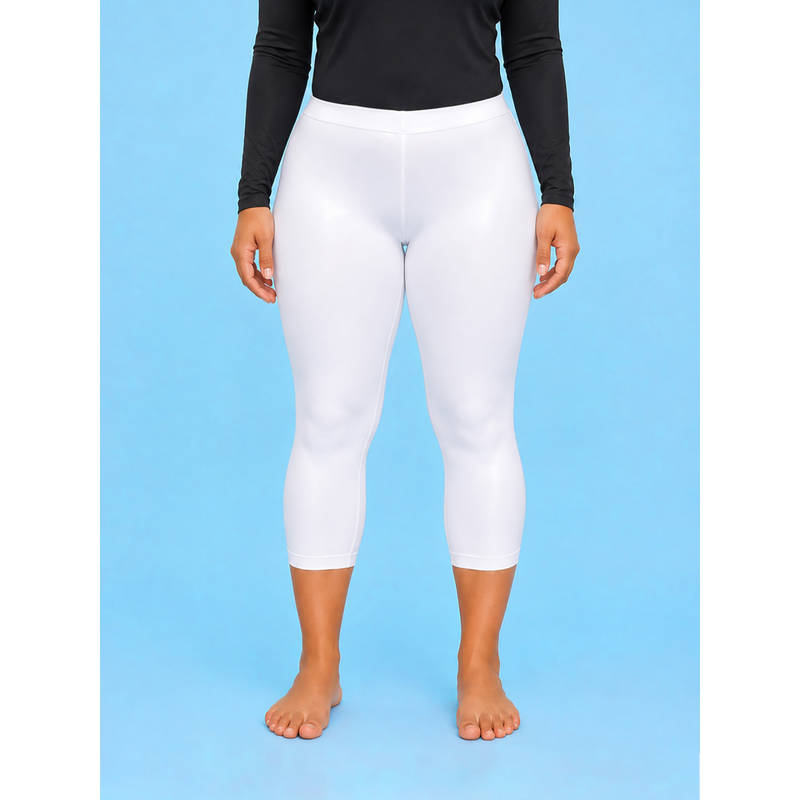 LYCOT Capri Length Swim Beach Tights White (S)