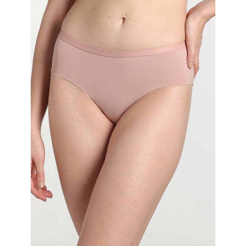 Wacoal Basics Zoe Mid-Waist Medium Coverage Hipster Panty - Beige (L)