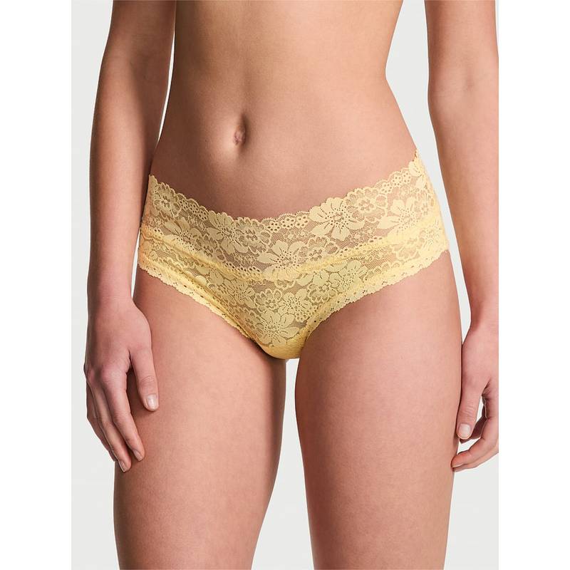 Victoria's Secret Pink Wink Hiphugger Panty Yellow (2XL)