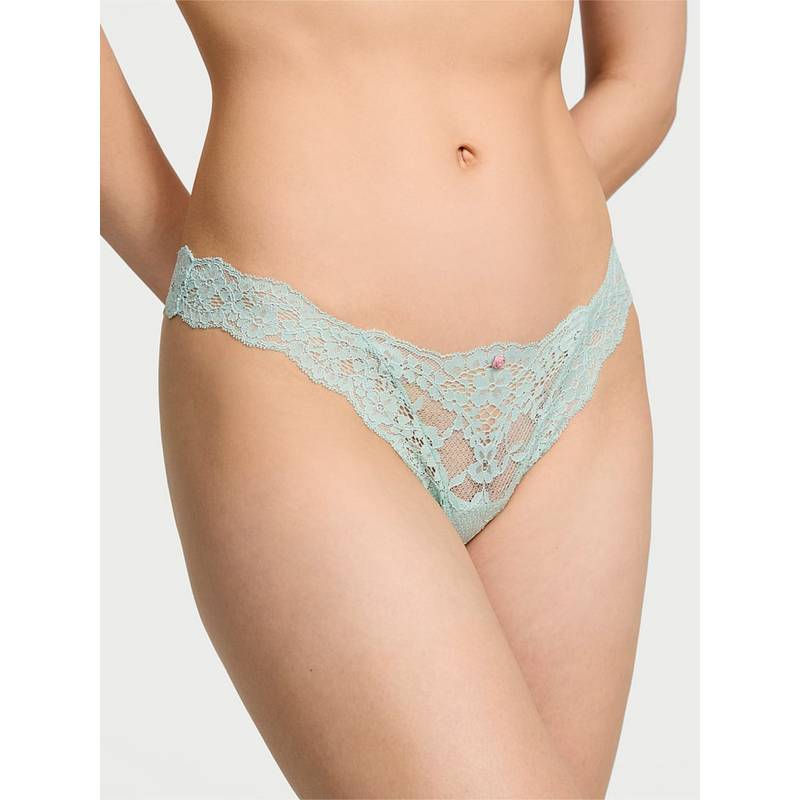 Victoria's Secret Dream Angels Lace Brazilian Panty Blue (S)