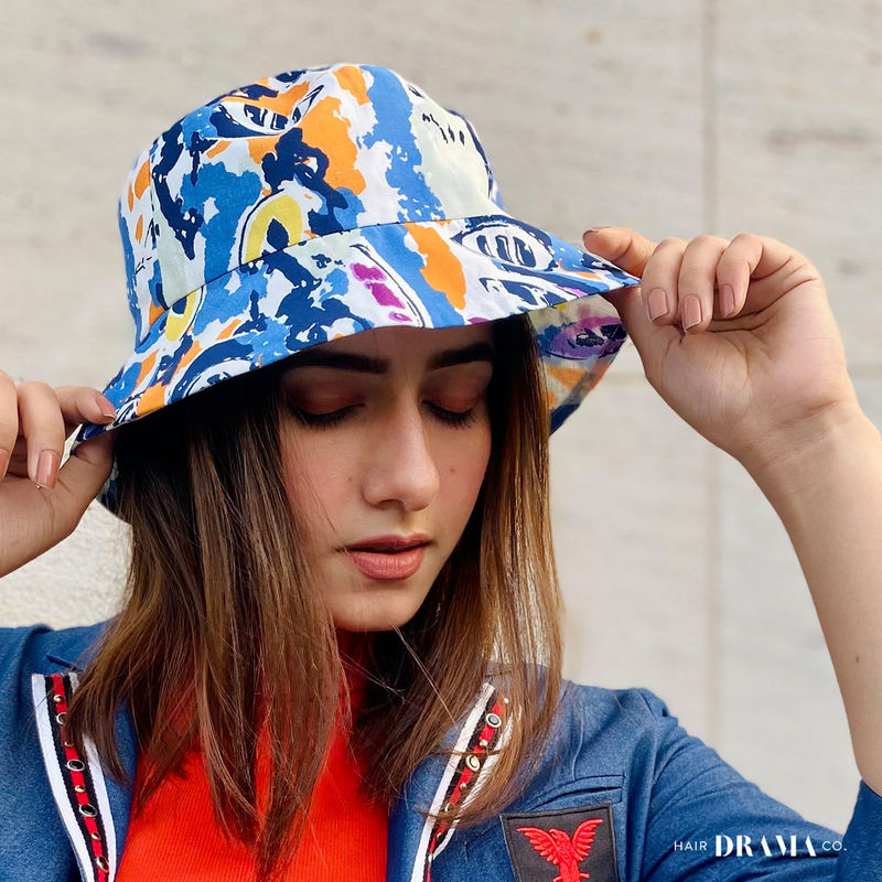 Hair Drama Co. Abstract Bucket Hat (Medium)