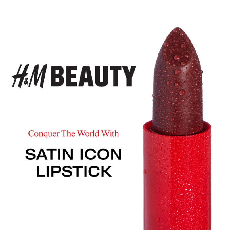 H&M Satin Icon Lipstick - Hot Blooded
