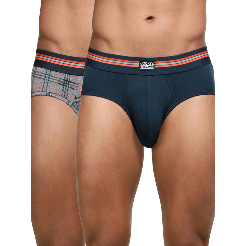 Buy JOCKEY Multi Men's Stretch Solid Briefs