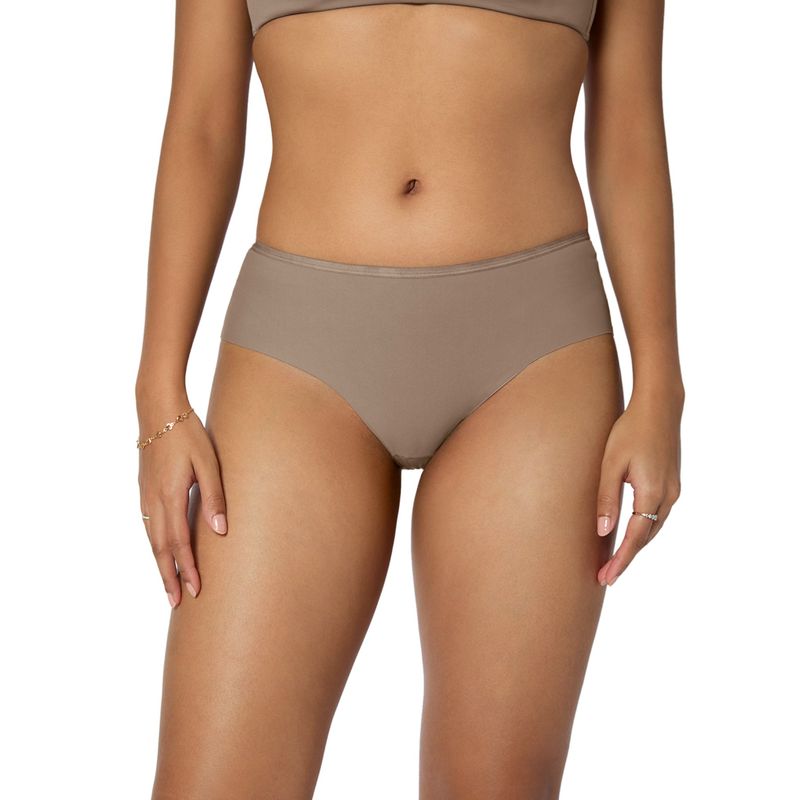 Triumph Tri-Zone Antibacterial Seamless Medium Coverage Hipster Brief Beige (L)