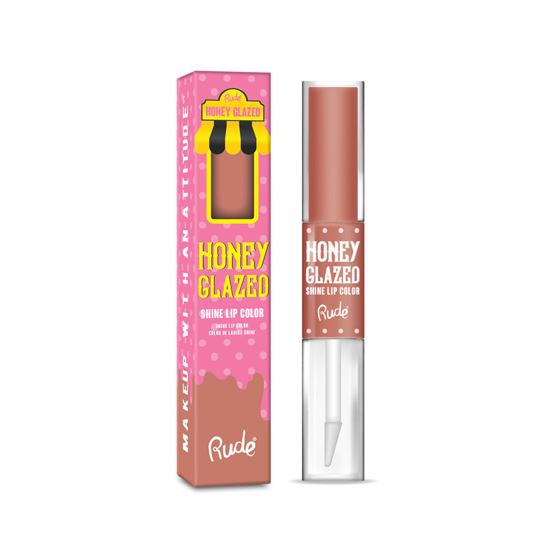 Rude Cosmetics Honey Glazed Shine Lip Color - Plain