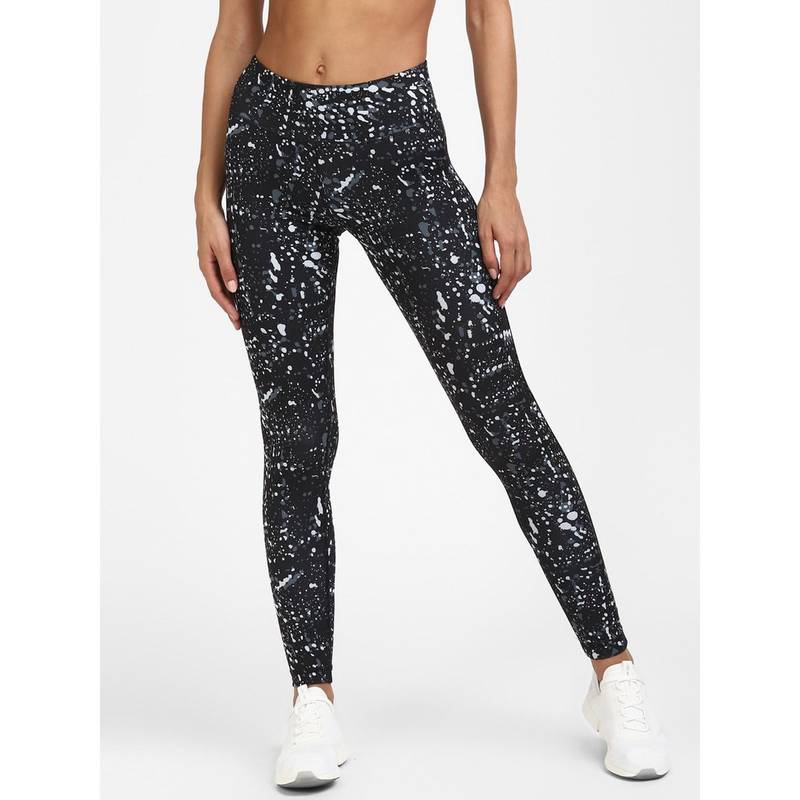 Reebok Wor Aop Tight Black Training Tights (S)