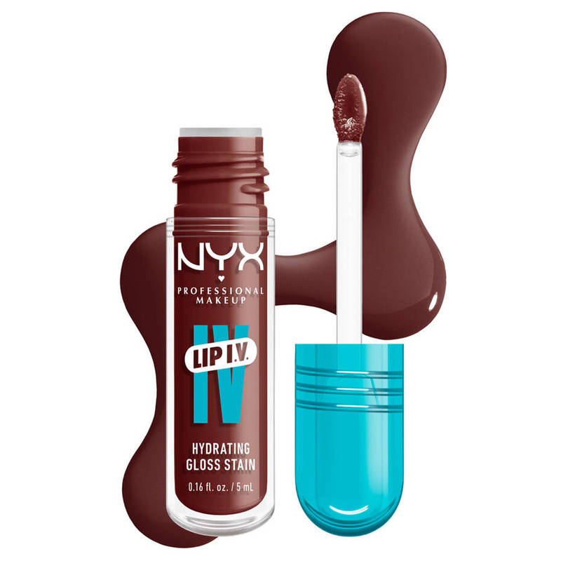 NYX Professional Makeup Lip I.V. Hydrating Gloss Stain - Mocha Me Wet 05