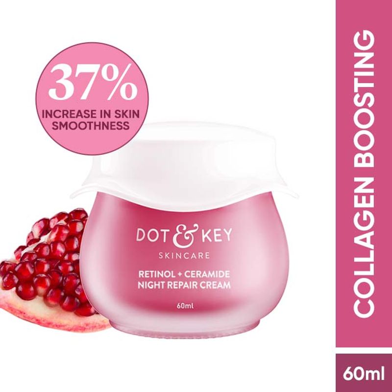 Dot & Key Retinol + Ceramide Night Repair Cream With Hibiscus & Pomegranate Oil
