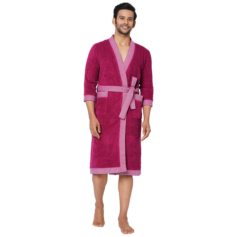 Spaces Hygro Cotton More Absorbent Blooms Softer When Washed Dries You Quicker Bath Robe (L)
