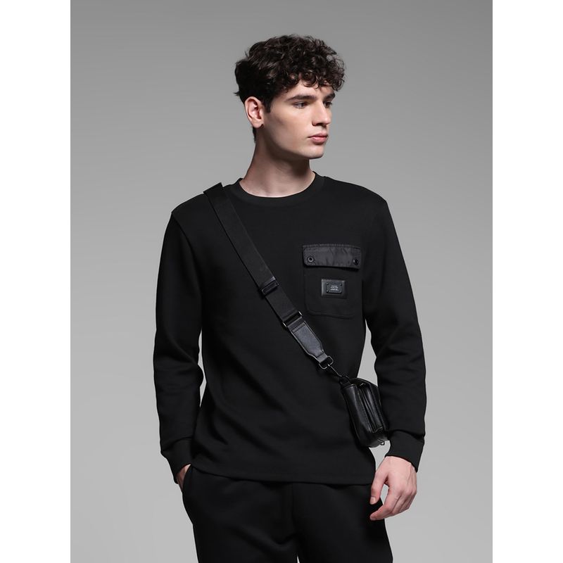 Jack & Jones Black Regular Fit Sweatshirt (M)