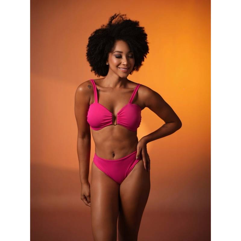 Mystelle Wild Bloom Bikini Top & Bottom (Set of 2) (S)