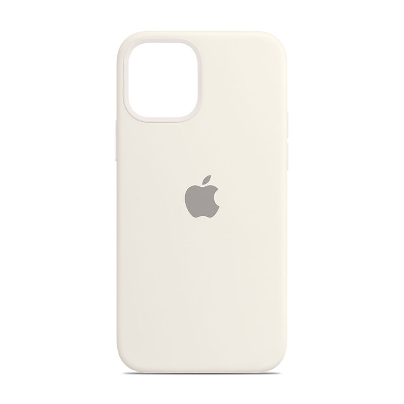 Treemoda White Solid Silicone Apple iPhone 14 Plus Back Case (iPhone 14 Plus)