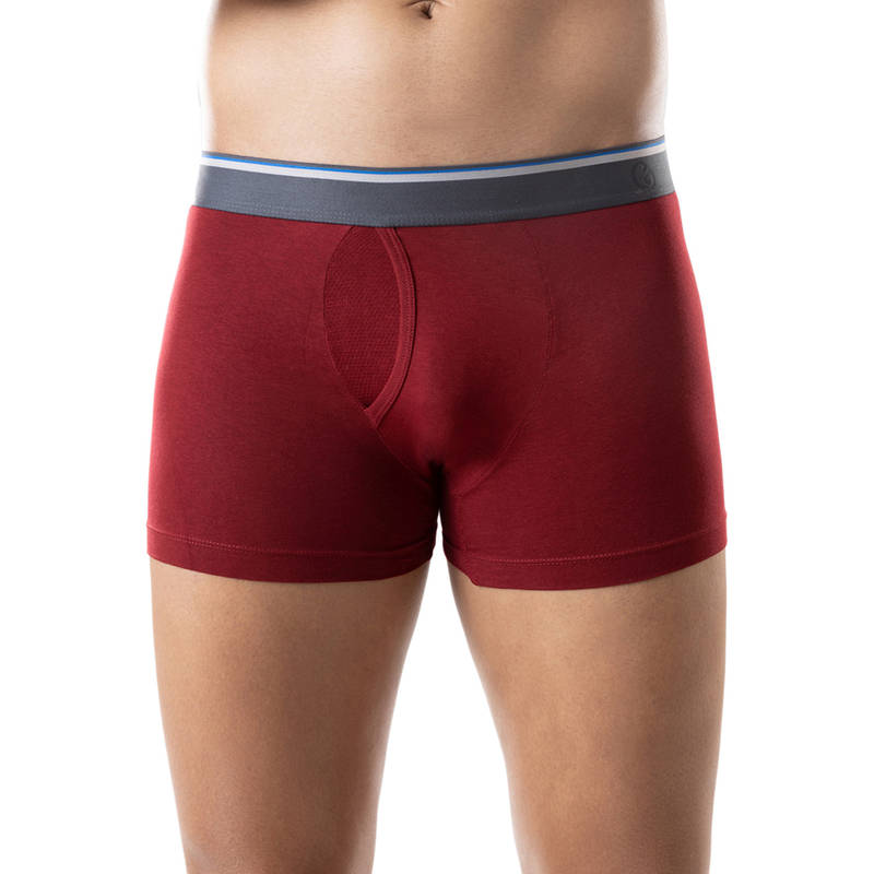 GLOOT Anti Odor Cotton Tencel Cooling Trunk-GLI005-Biking Red (L)