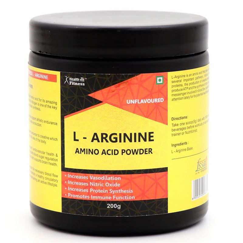 HealthVit Fitness LArginine PreWorkout Unflavoured Powder Buy