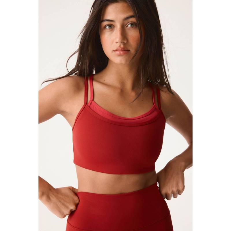 H&M Women Red Sports Bra With Sculptmove (XS)