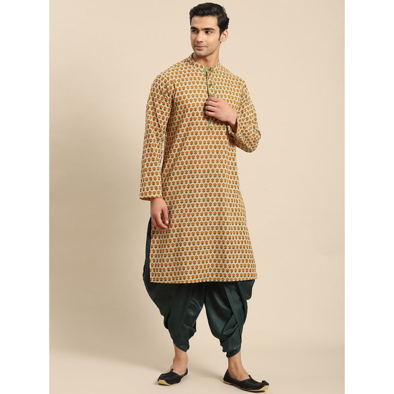 KISAH Cotton Silk Beige Kurta (38)