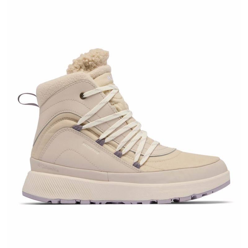 Columbia Women Beige Leather Boots (UK 5)