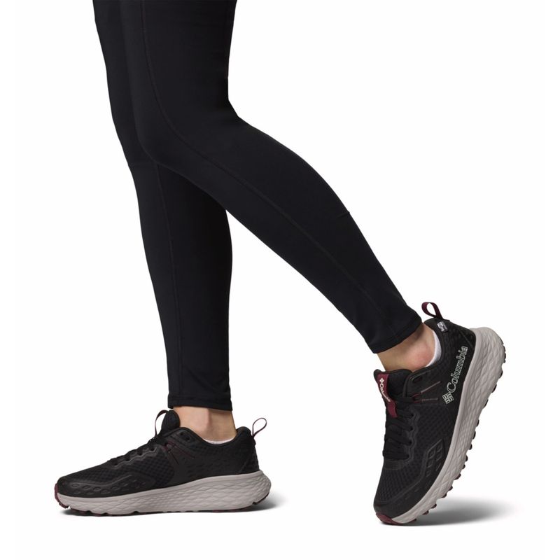 Columbia Women Black Synthetic Trekking Shoes (UK 6)