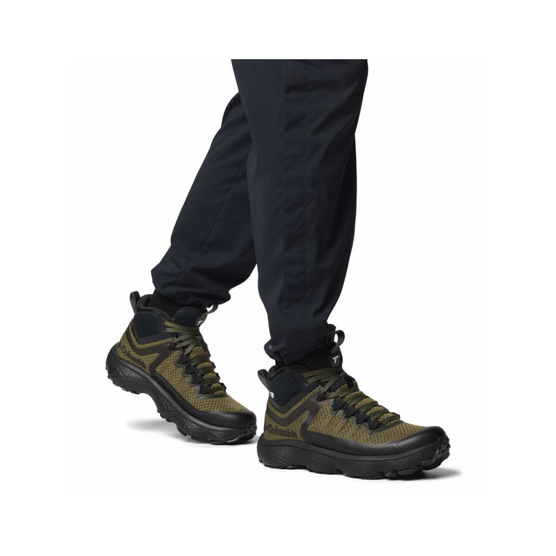 Columbia Men Green Synthetic Trekking Shoes (UK 9)